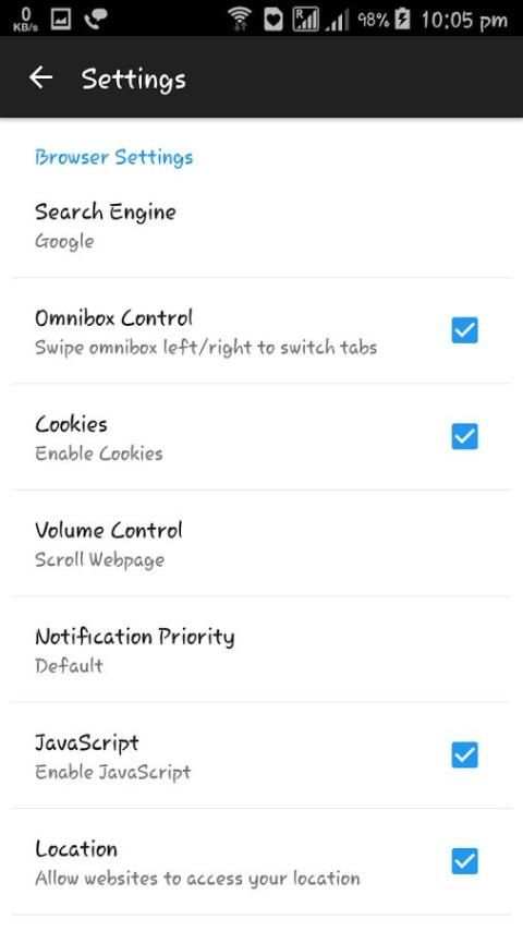 Browser स्क्रीनशॉट 3