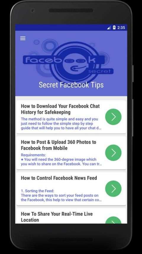Secret Facebook Tips and Tricks: Tips for Facebook स्क्रीनशॉट 4
