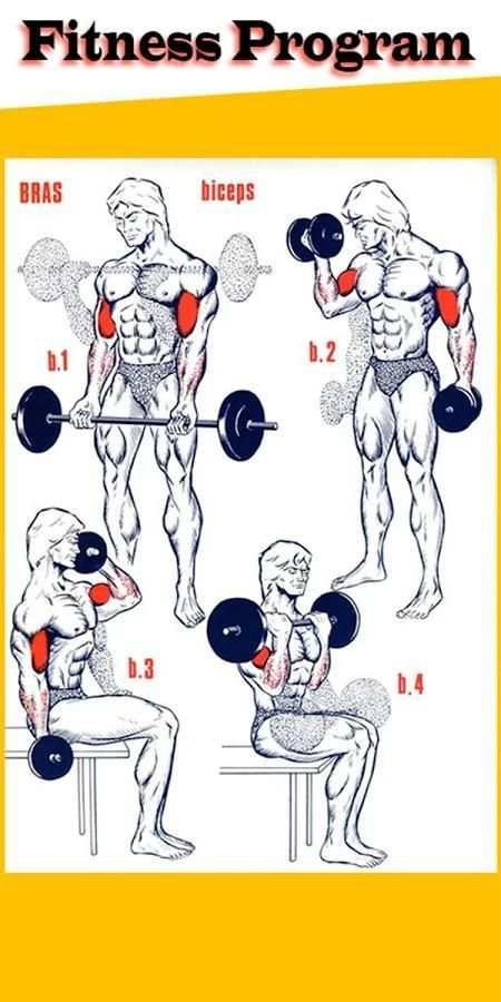 home workout program && fitness program screenshot 5