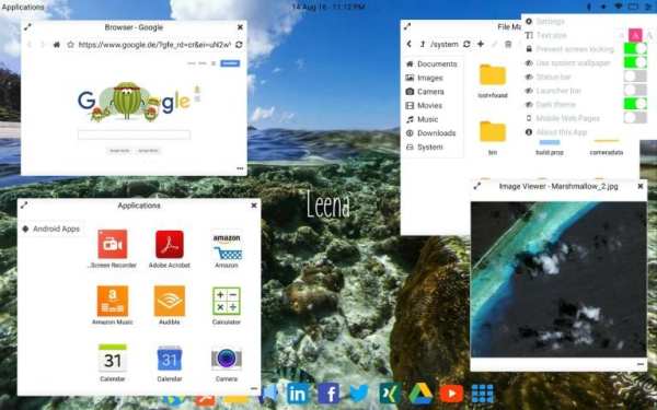 Leena Desktop UI (Multiwindow) स्क्रीनशॉट 7