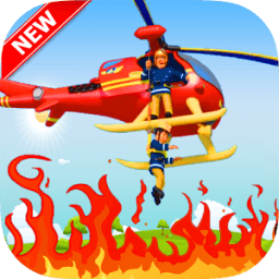 ikon Fire Helicoptere Sam