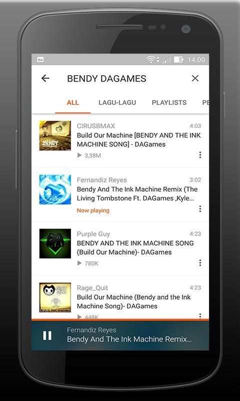 BENDY Dagames Full Songs скриншот 4