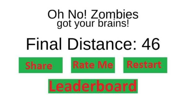 Zombie SkiFree screenshot 1