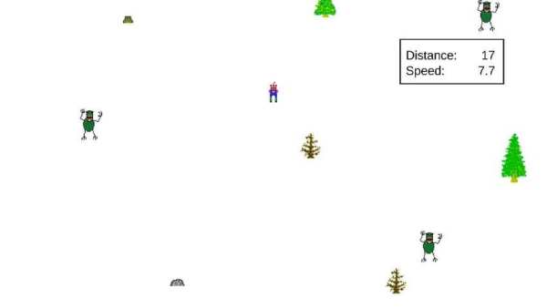 Zombie SkiFree screenshot 3