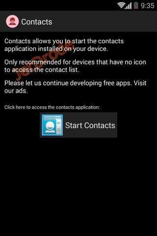 Contacts 3 تصوير الشاشة