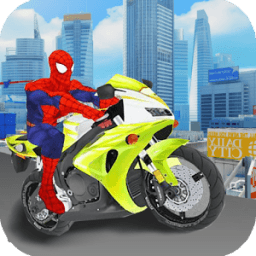 Spider Racing Moto Bike Rush SuperHeros आइकन