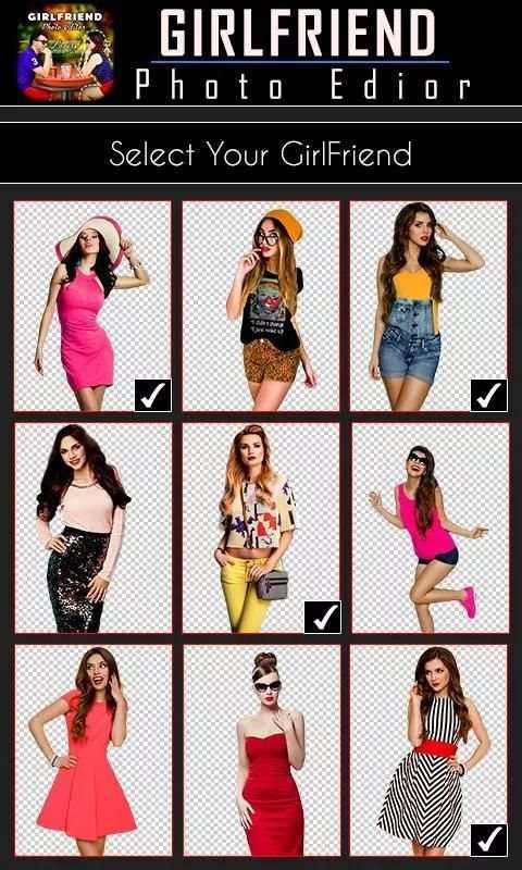 Girlfriend Photo Editor 3 تصوير الشاشة