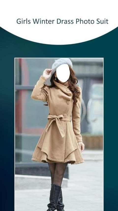 Girls Winter Dress Photo Suit 3 تصوير الشاشة