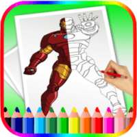 How to Draw Iron Man Easy Step on 9Apps