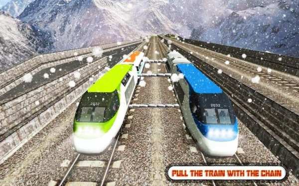Crazy Subway Drive Chained Trains Racing Free Game скриншот 1