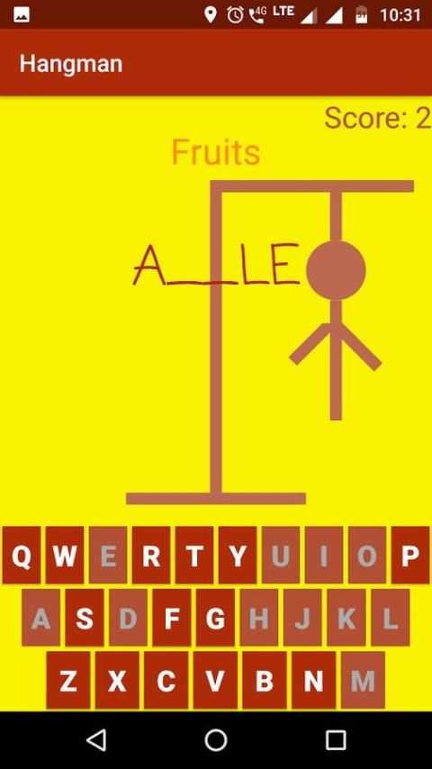 Hangman 4.5 screenshot 2