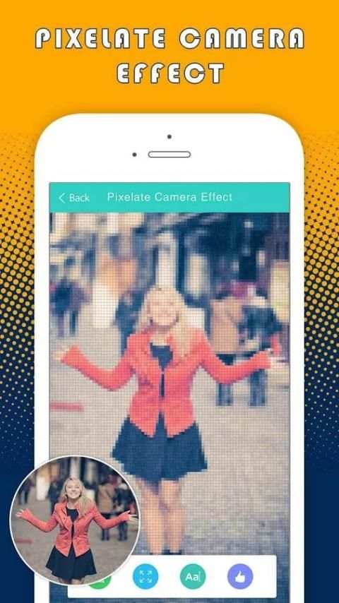 Pixelate Camera Effext скриншот 3