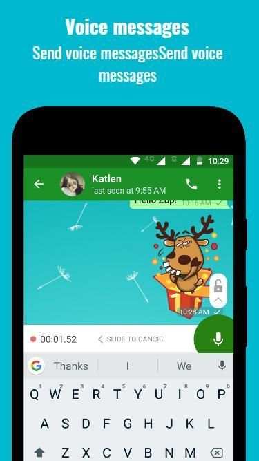 Zap Chat Messenger screenshot 1