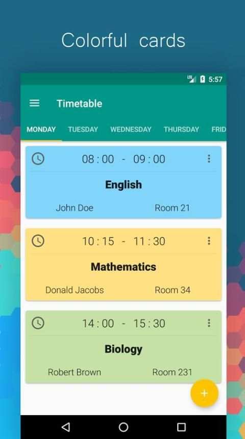 Timetable screenshot 5