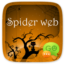 ikon (FREE) GO SMS SPIDER WEB THEME