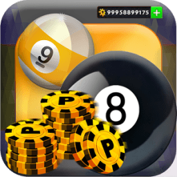 Unlimites Coins For 8 Ball Pool Tips أيقونة
