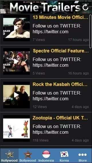 Movie Trailer Addict screenshot 1