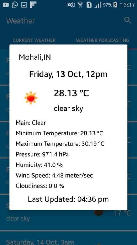 Weather 2 تصوير الشاشة