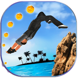 Flip Cliff Diving Master-Water Park Game icon