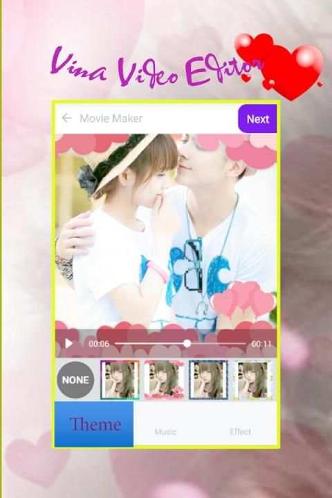 Vina Video Editor Free Slideshow Video скриншот 5