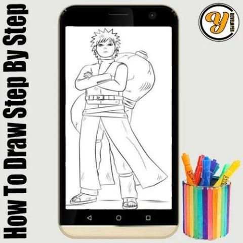 How to draw naruto step by step screenshot 2