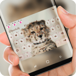 Cute Cheetah Keyboad Theme иконка