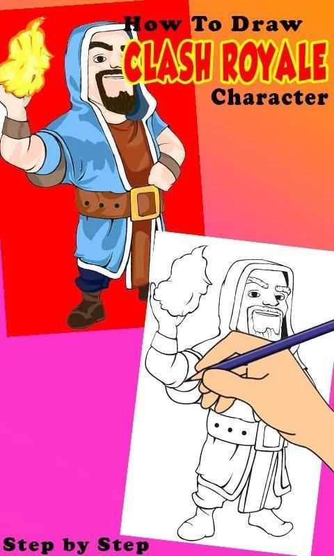 How To Draw Clash Royalë Character Step by Step 5 تصوير الشاشة