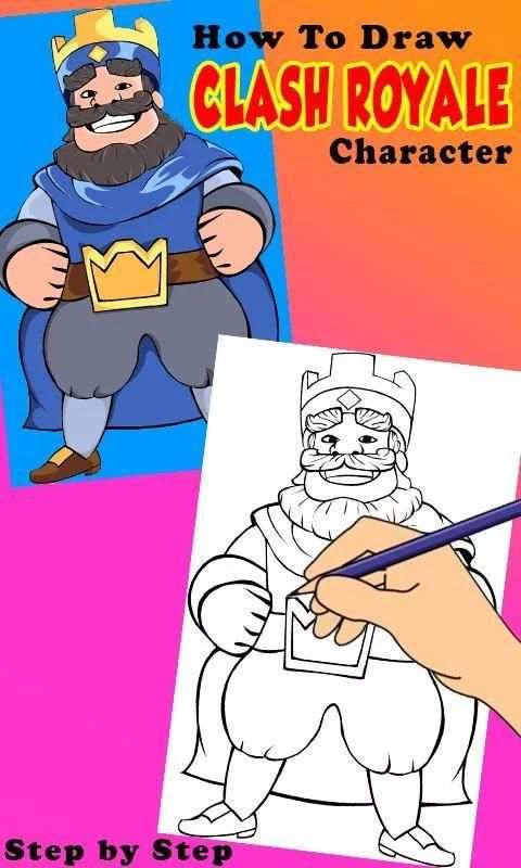 How To Draw Clash Royalë Character Step by Step 8 تصوير الشاشة