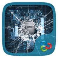Broken Glass Parallax Go Launcher Theme