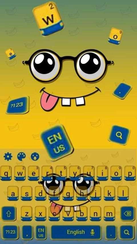 Mini Friends Keyboard Theme скриншот 1