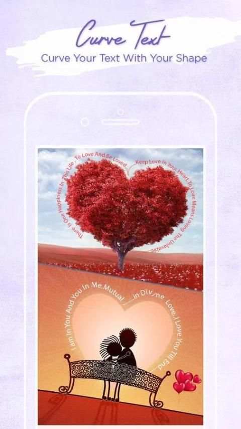 Curvy Text on Photos screenshot 3
