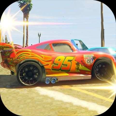 Lightning Racing Mcqueen car скриншот 1