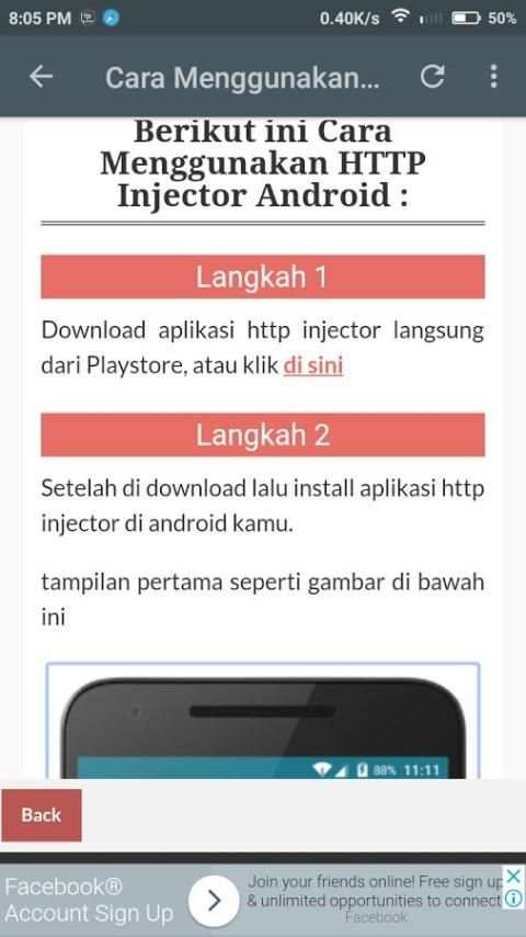 Free Tutorial HTTP Injector screenshot 4