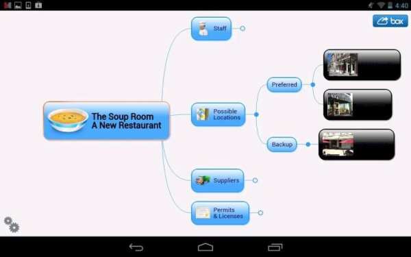 Mindjet Maps for Android 1 تصوير الشاشة