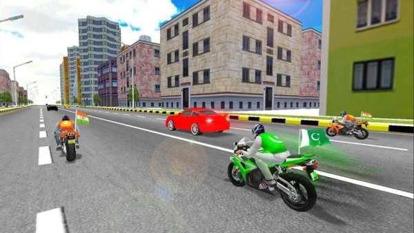 Pak India Real Bike Attack Race screenshot 2