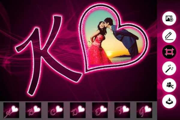 Lighting Text Photo Frames स्क्रीनशॉट 3
