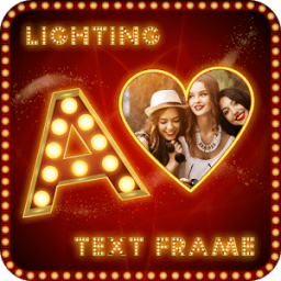 Lighting Text Photo Frames आइकन