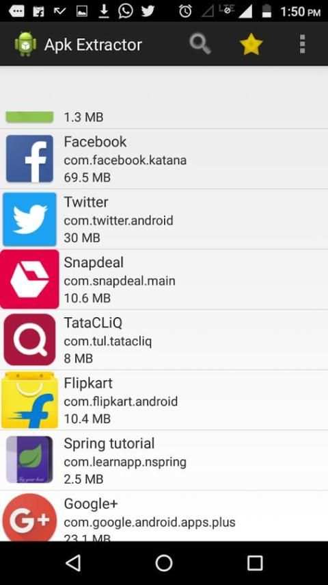 Apk Extractor स्क्रीनशॉट 6