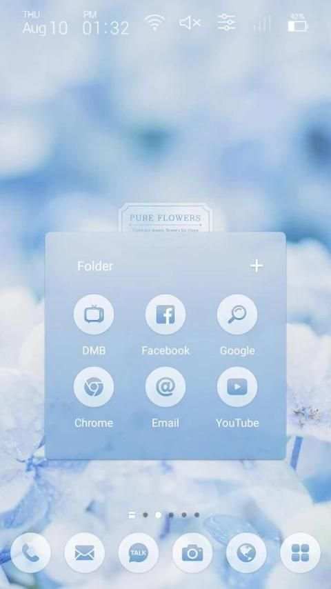 Hydrangea Launcher theme screenshot 4