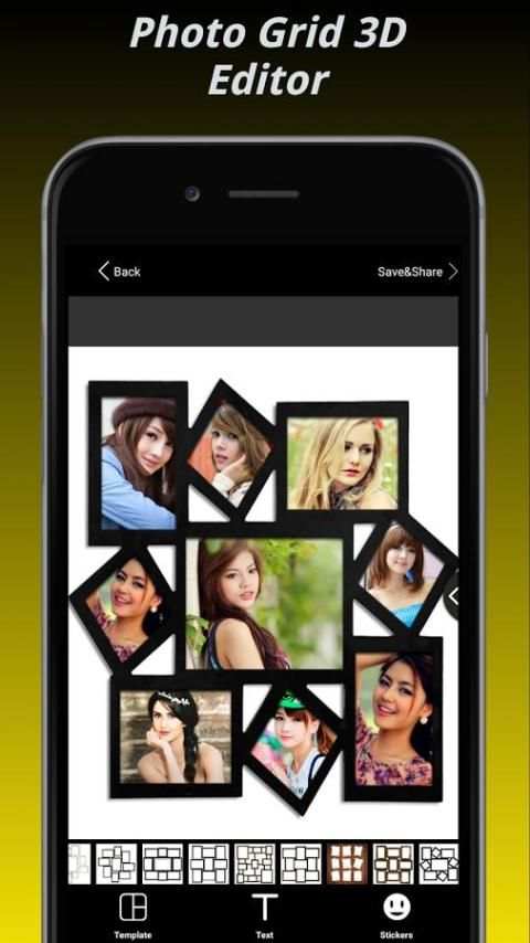 Photo Grid 3D - Collage Editor скриншот 2