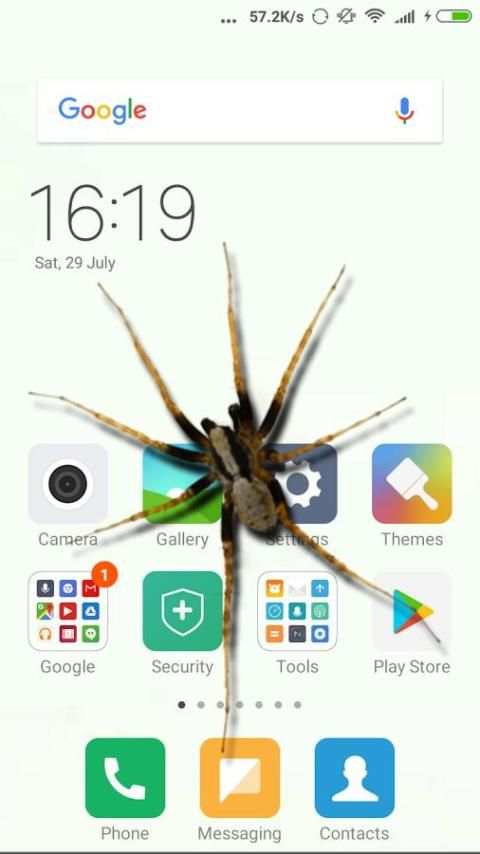 Spider on Screen Funny Joke скриншот 4