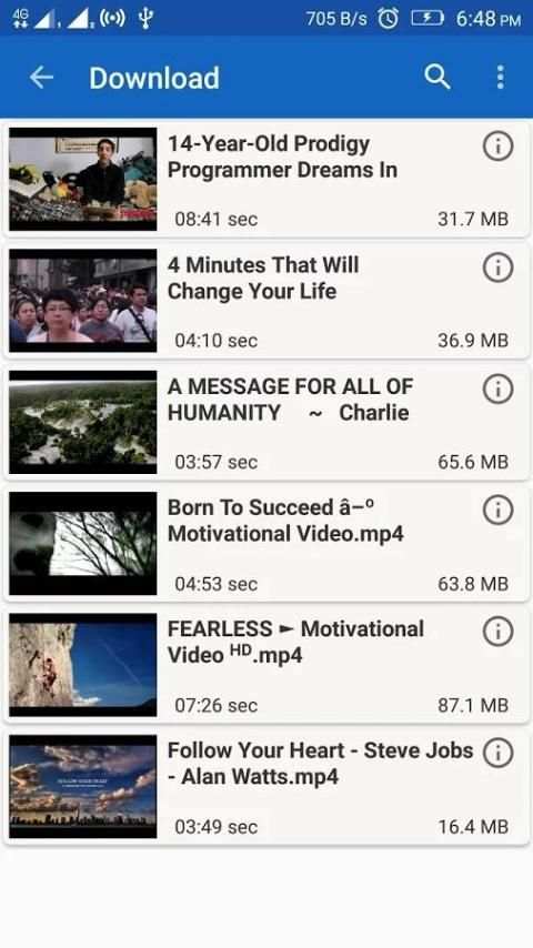 Blue VR Player 4 تصوير الشاشة