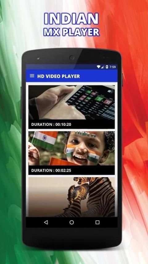 Indian MX Player - HD Video Player 1 تصوير الشاشة