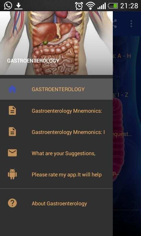 Gastroenterology Mnemonics скриншот 6