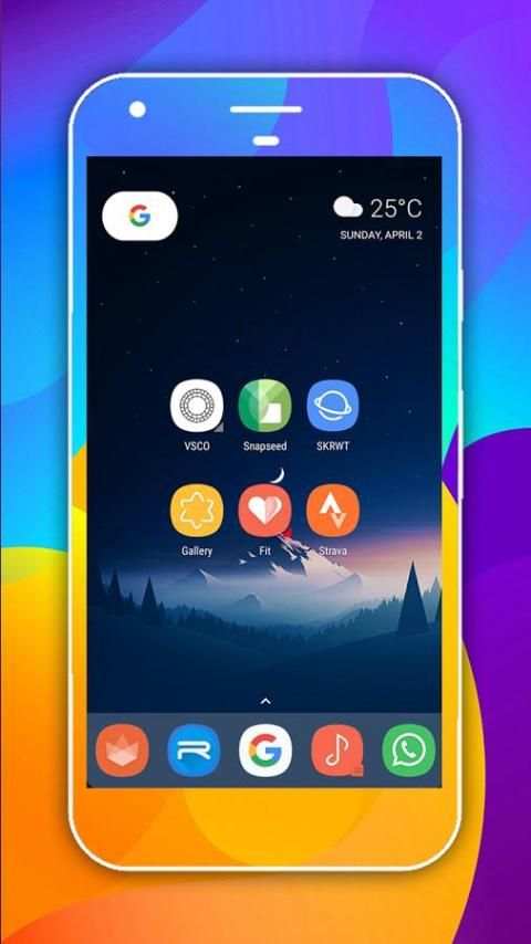 S8 Launcher Pro, Galaxy theme - New Theme 2017 screenshot 4