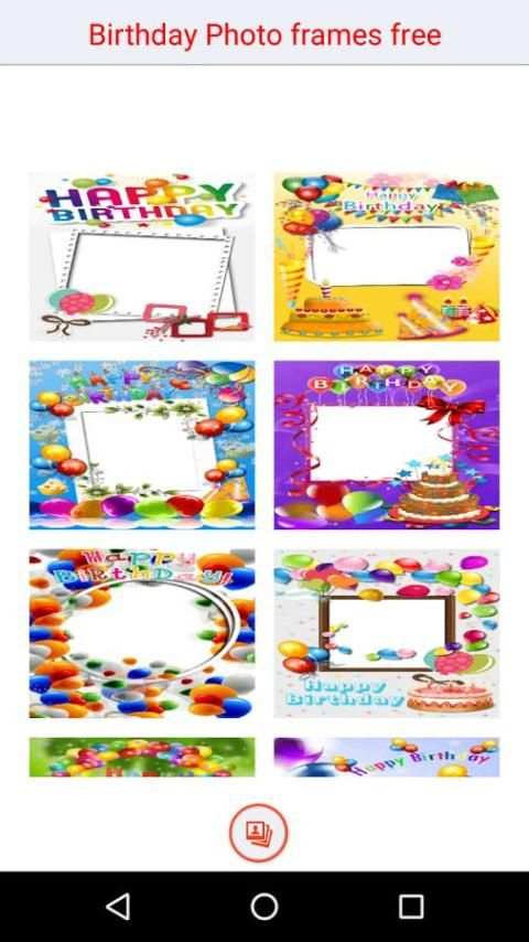 Birthday Photo frames free screenshot 1