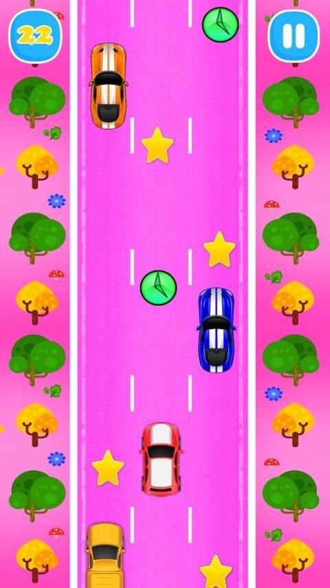 Girls Car Race - Fun Racing screenshot 4