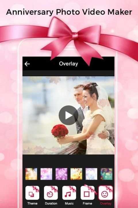 Anniversary Photo Video Maker With Music screenshot 1