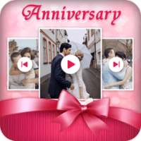 Anniversary Photo Video Maker With Music logo