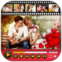 Heart Photo To Video Maker With Music